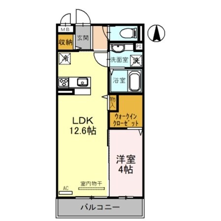 滝の茶屋駅 徒歩3分 3階の物件間取画像